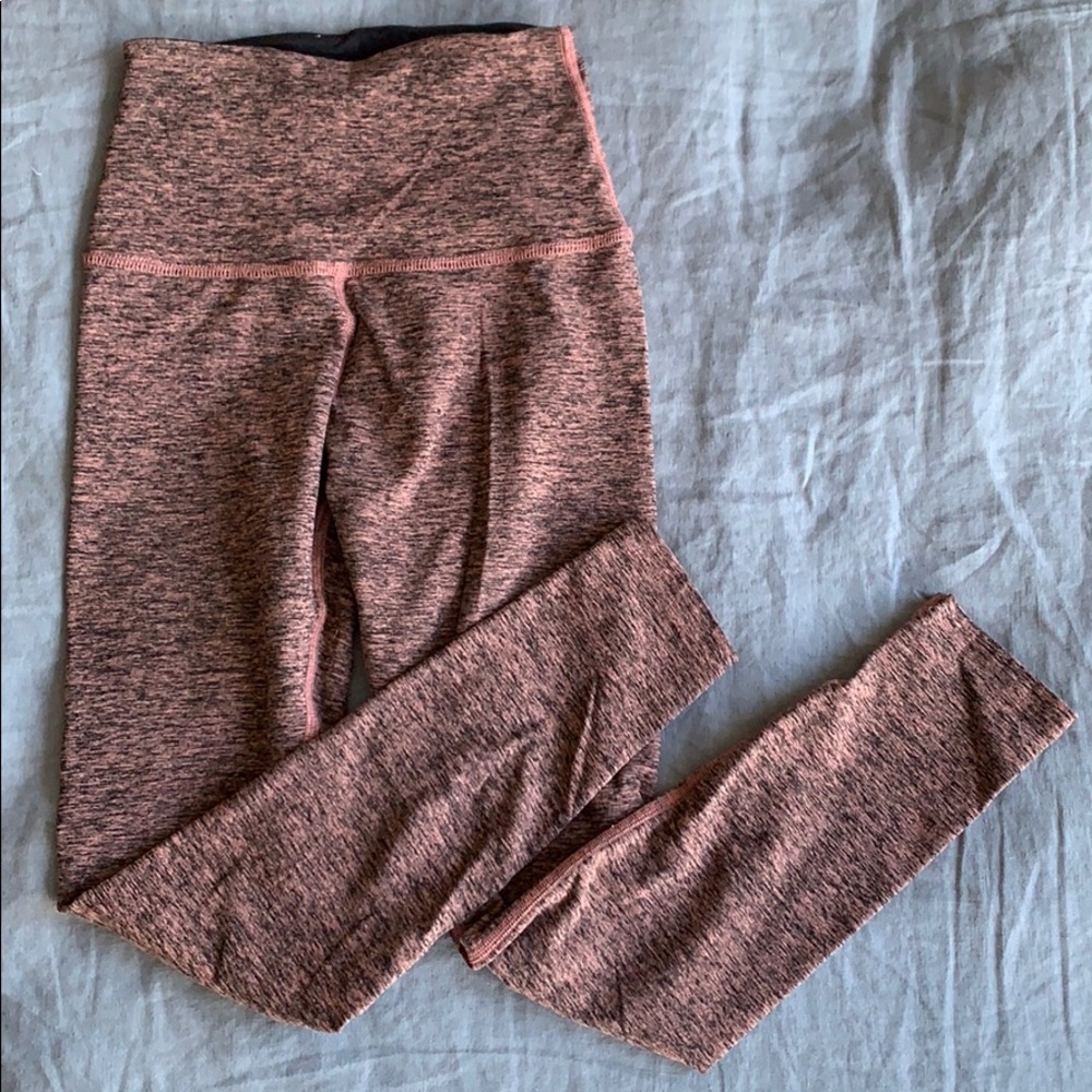 Beyond yoga space dye pink and black leggings